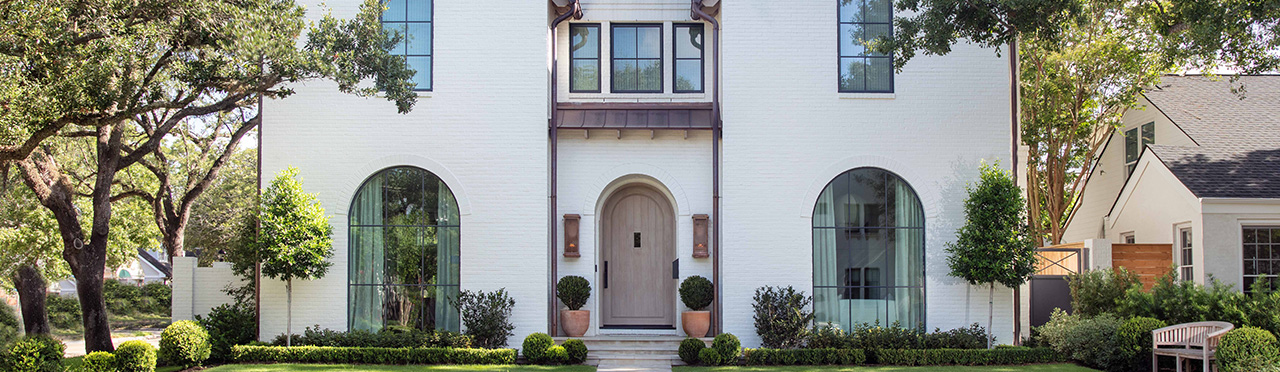 Georgetown II Custom home, front elevation Houston, TX.
